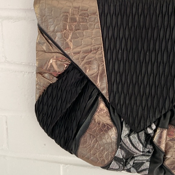 1980’s Metallic Disco Cool Shoulder Purse Clutch - Picture 5 of 9